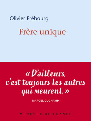 cover image of Frère unique